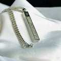Aytul kursi Bar locket - Silver