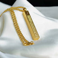 Aytul kursi Bar locket - Golden