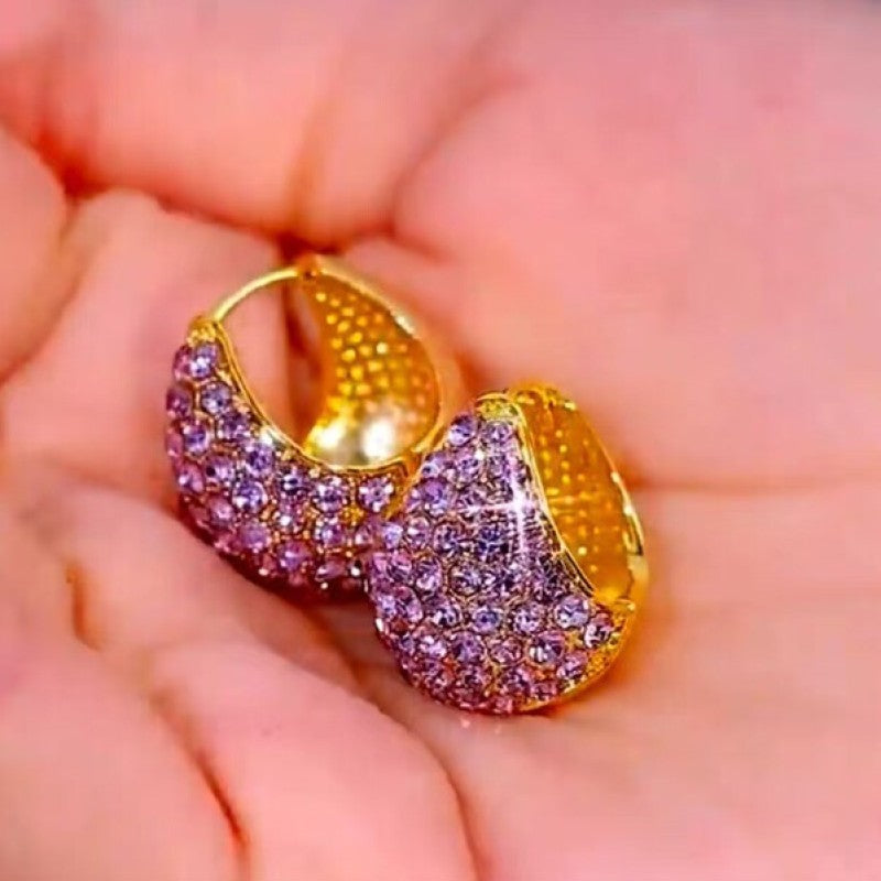 Italian Purple Top Earing
